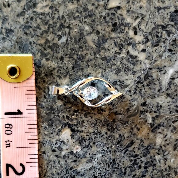 Silver Twist Necklace - Picture 4 of 5